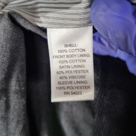 Banana Republic Jacket Men 42S Black Striped Blazer Tailored Fit Cotton 2 Button - Picture 6 of 13